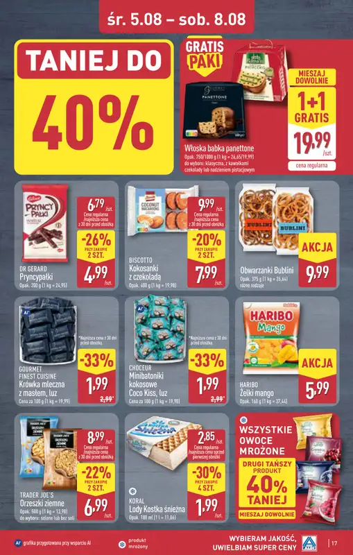 Aldi - gazetka promocyjna Rabka, ul. Zakopiańska 48, WIELKIE OTWARCIE już w ŚRODĘ 5.08! od środy 05.08 do piątku 07.08 - strona 17