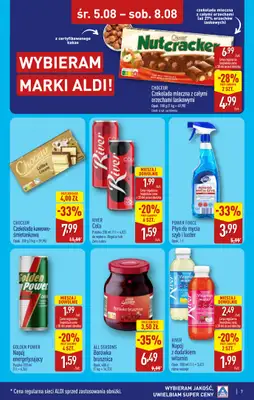 Aldi - gazetka promocyjna Rabka, ul. Zakopiańska 48, WIELKIE OTWARCIE już w ŚRODĘ 5.08! od środy 05.08 do piątku 07.08 - strona 7
