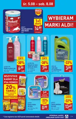 Aldi - gazetka promocyjna Rabka, ul. Zakopiańska 48, WIELKIE OTWARCIE już w ŚRODĘ 5.08! od środy 05.08 do piątku 07.08 - strona 13