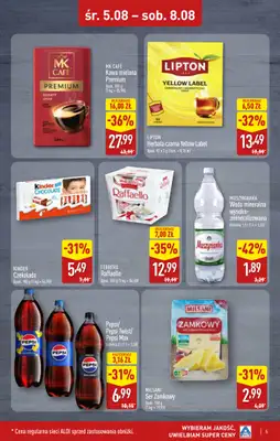 Aldi - gazetka promocyjna Rabka, ul. Zakopiańska 48, WIELKIE OTWARCIE już w ŚRODĘ 5.08! od środy 05.08 do piątku 07.08 - strona 5