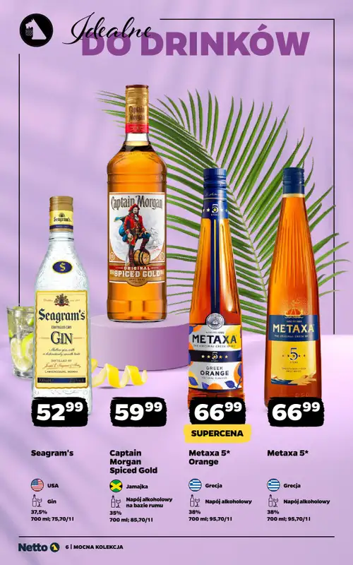Netto - gazetka promocyjna Mocna Kolekcja - Alkohole Mocne  do piątku 14.08 - strona 6