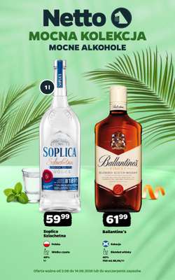 Netto - gazetka promocyjna Mocna Kolekcja - Alkohole Mocne  do piątku 14.08