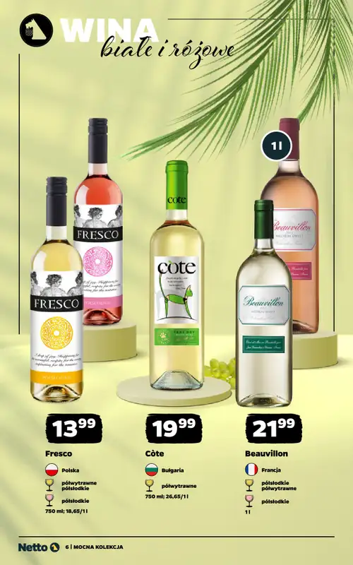 Netto - gazetka promocyjna Mocna Kolekcja - Wina  do piątku 14.08 - strona 6