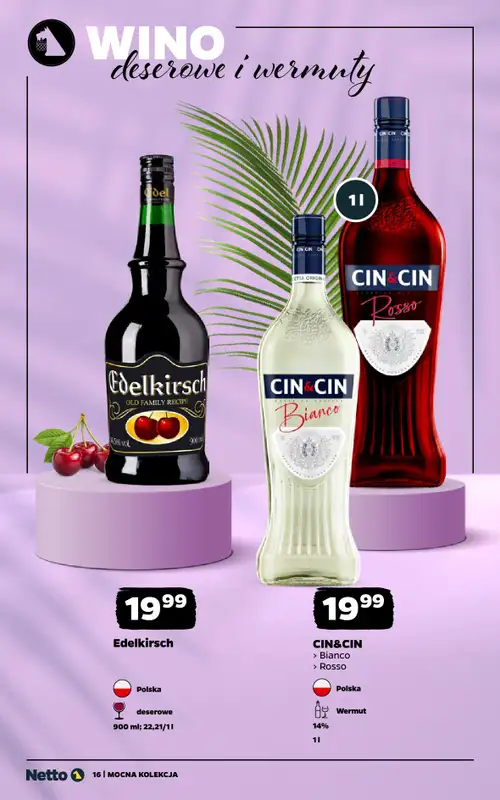 Netto - gazetka promocyjna Mocna Kolekcja - Wina  do piątku 14.08 - strona 16