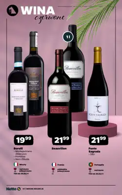 Netto - gazetka promocyjna Mocna Kolekcja - Wina  do piątku 14.08 - strona 14