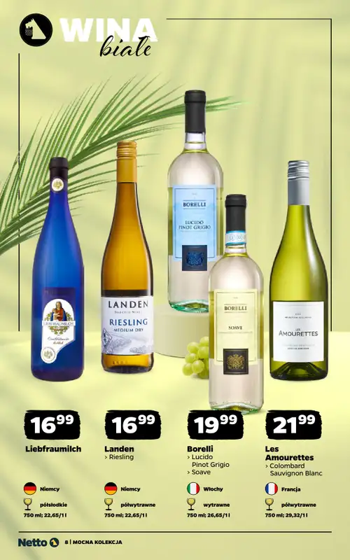 Netto - gazetka promocyjna Mocna Kolekcja - Wina  do piątku 14.08 - strona 8