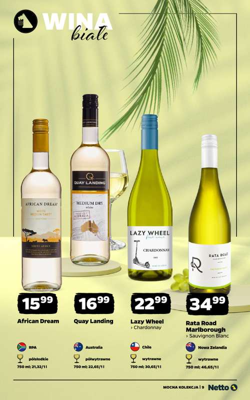 Netto - gazetka promocyjna Mocna Kolekcja - Wina  do piątku 14.08 - strona 9