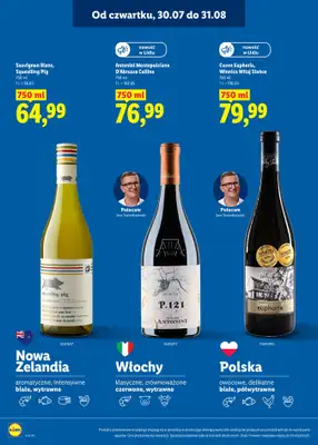 Lidl - gazetka promocyjna Selekcja alkoholi i win od czwartku 30.07 do poniedziałku 31.08 - strona 3