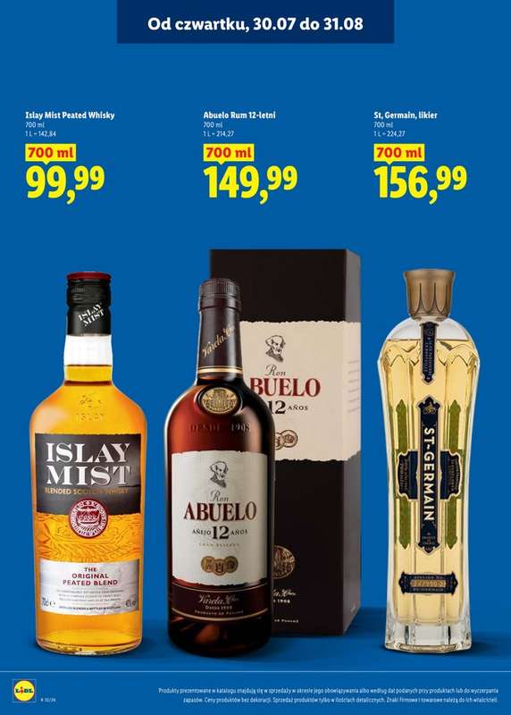 Lidl - gazetka promocyjna Selekcja alkoholi i win od czwartku 30.07 do poniedziałku 31.08 - strona 7