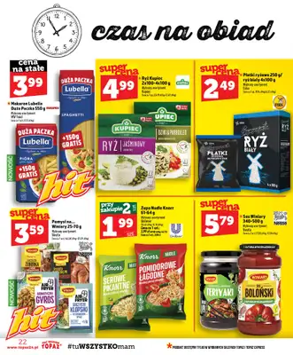 TOPAZ - gazetka promocyjna Gazetka od czwartku 06.08 do środy 12.08 - strona 22