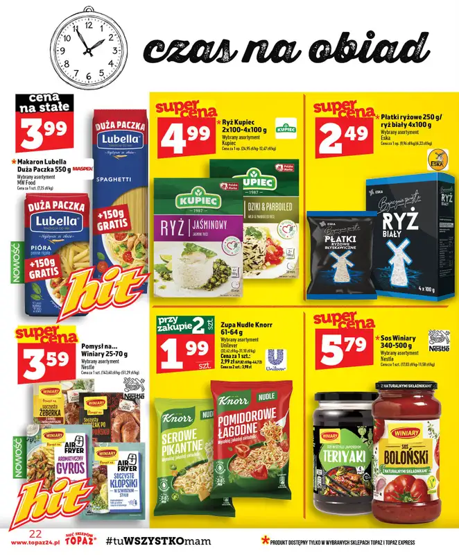 TOPAZ - gazetka promocyjna Gazetka od czwartku 06.08 do środy 12.08 - strona 22