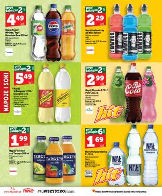TOPAZ - gazetka promocyjna Gazetka od czwartku 06.08 do środy 12.08 - strona 34