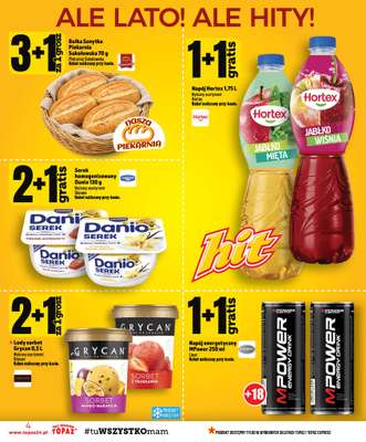 TOPAZ - gazetka promocyjna Gazetka od czwartku 06.08 do środy 12.08 - strona 4
