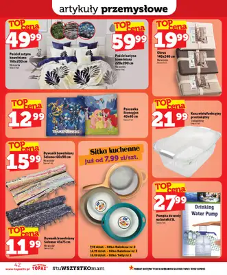 TOPAZ - gazetka promocyjna Gazetka od czwartku 06.08 do środy 12.08 - strona 42