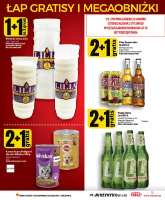 TOPAZ - gazetka promocyjna Gazetka od czwartku 06.08 do środy 12.08 - strona 5