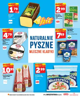TOPAZ - gazetka promocyjna Gazetka od czwartku 06.08 do środy 12.08 - strona 19