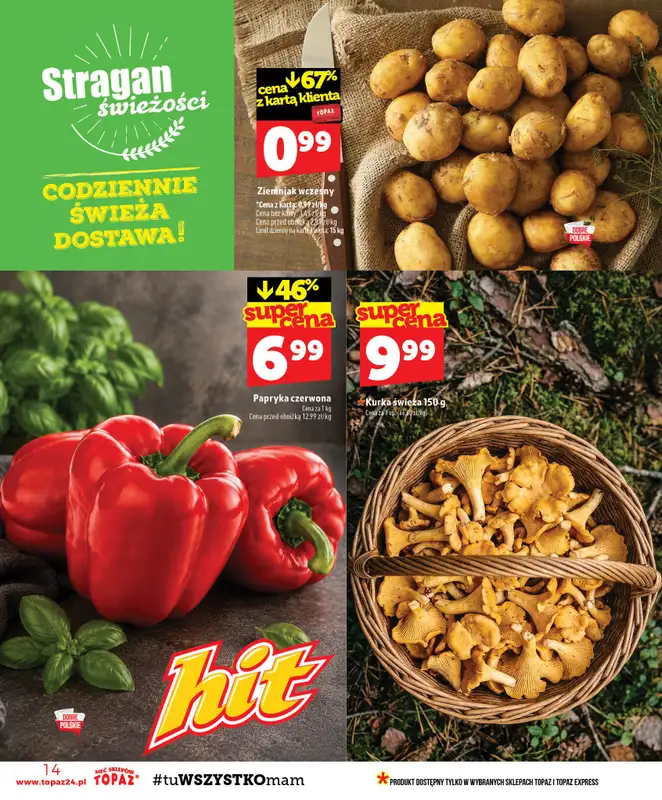 TOPAZ - gazetka promocyjna Gazetka od czwartku 06.08 do środy 12.08 - strona 14