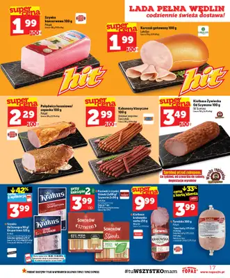 TOPAZ - gazetka promocyjna Gazetka od czwartku 06.08 do środy 12.08 - strona 17