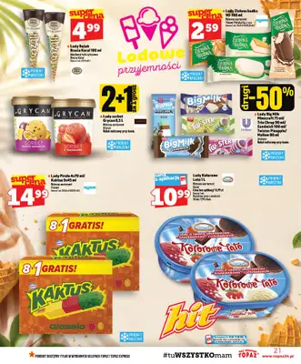 TOPAZ - gazetka promocyjna Gazetka od czwartku 06.08 do środy 12.08 - strona 21