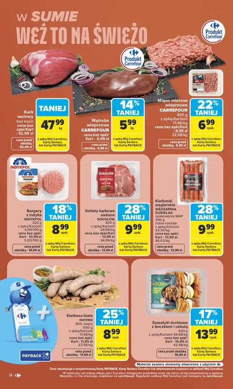 Carrefour - gazetka promocyjna Gazetka Carrefour od poniedziałku od poniedziałku 03.08 do soboty 08.08 - strona 16