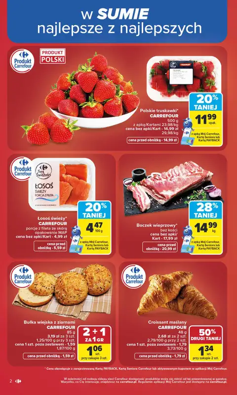 Carrefour - gazetka promocyjna Gazetka Carrefour od poniedziałku od poniedziałku 03.08 do soboty 08.08 - strona 4
