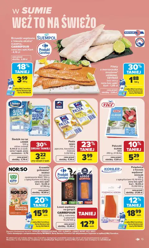 Carrefour - gazetka promocyjna Gazetka Carrefour od poniedziałku od poniedziałku 03.08 do soboty 08.08 - strona 17