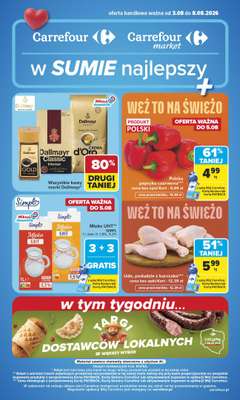 Carrefour - gazetka promocyjna Gazetka Carrefour od poniedziałku od poniedziałku 03.08 do soboty 08.08