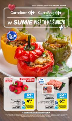 Carrefour - gazetka promocyjna Gazetka Weź to na świeżo od poniedziałku 03.08 do soboty 08.08