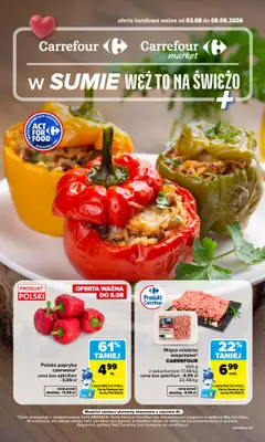 Carrefour - gazetka promocyjna Gazetka Weź to na świeżo od poniedziałku 03.08 do soboty 08.08