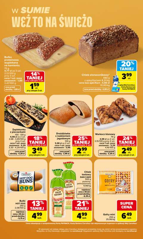 Carrefour - gazetka promocyjna Gazetka Weź to na świeżo od poniedziałku 03.08 do soboty 08.08 - strona 6