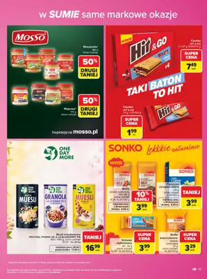 Carrefour - gazetka promocyjna Gazetka Same markowe okazje od poniedziałku 03.08 do piątku 14.08 - strona 19