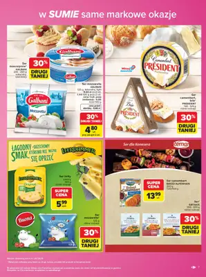 Carrefour - gazetka promocyjna Gazetka Same markowe okazje od poniedziałku 03.08 do piątku 14.08 - strona 7