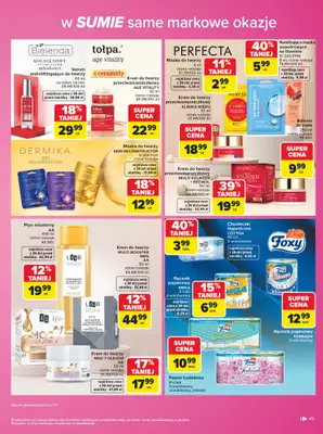 Carrefour - gazetka promocyjna Gazetka Same markowe okazje od poniedziałku 03.08 do piątku 14.08 - strona 45