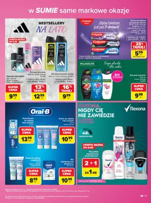 Carrefour - gazetka promocyjna Gazetka Same markowe okazje od poniedziałku 03.08 do piątku 14.08 - strona 43