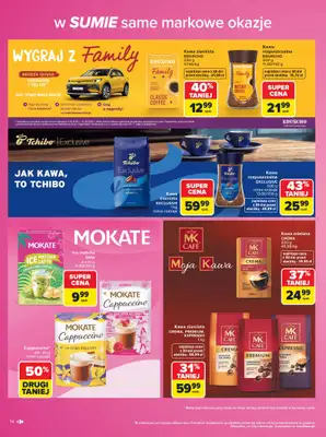 Carrefour - gazetka promocyjna Gazetka Same markowe okazje od poniedziałku 03.08 do piątku 14.08 - strona 14