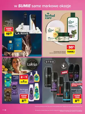 Carrefour - gazetka promocyjna Gazetka Same markowe okazje od poniedziałku 03.08 do piątku 14.08 - strona 44