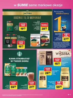 Carrefour - gazetka promocyjna Gazetka Same markowe okazje od poniedziałku 03.08 do piątku 14.08 - strona 15