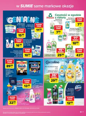 Carrefour - gazetka promocyjna Gazetka Same markowe okazje od poniedziałku 03.08 do piątku 14.08 - strona 49