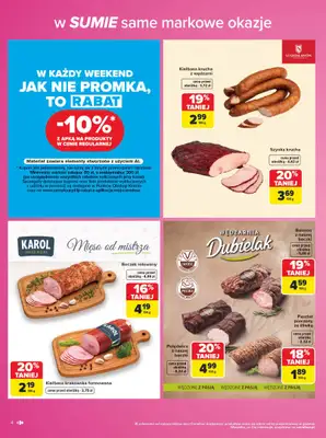 Carrefour - gazetka promocyjna Gazetka Same markowe okazje od poniedziałku 03.08 do piątku 14.08 - strona 4