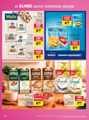 Carrefour - gazetka promocyjna Gazetka Same markowe okazje od poniedziałku 03.08 do piątku 14.08 - strona 20