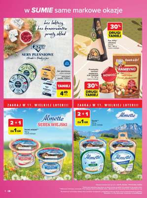 Carrefour - gazetka promocyjna Gazetka Same markowe okazje od poniedziałku 03.08 do piątku 14.08 - strona 6