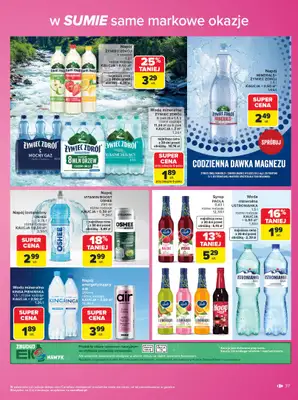 Carrefour - gazetka promocyjna Gazetka Same markowe okazje od poniedziałku 03.08 do piątku 14.08 - strona 37