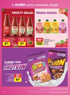 Carrefour - gazetka promocyjna Gazetka Same markowe okazje od poniedziałku 03.08 do piątku 14.08 - strona 22