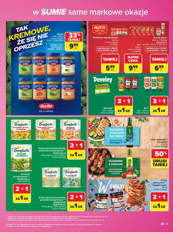 Carrefour - gazetka promocyjna Gazetka Same markowe okazje od poniedziałku 03.08 do piątku 14.08 - strona 25