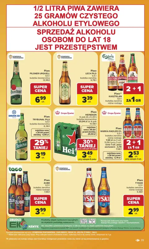 Carrefour Market - gazetka promocyjna Gazetka Carrefour Market od poniedziałku od poniedziałku 03.08 do soboty 08.08 - strona 41