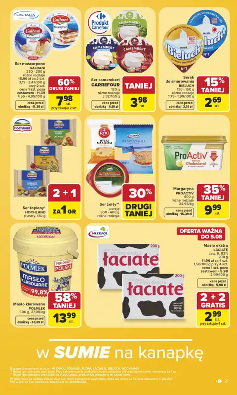 Carrefour Market - gazetka promocyjna Gazetka Carrefour Market od poniedziałku od poniedziałku 03.08 do soboty 08.08 - strona 23