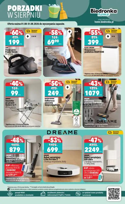 Biedronka Home - gazetka promocyjna Najlepsze oferty od soboty 01.08 do soboty 31.10 - strona 3