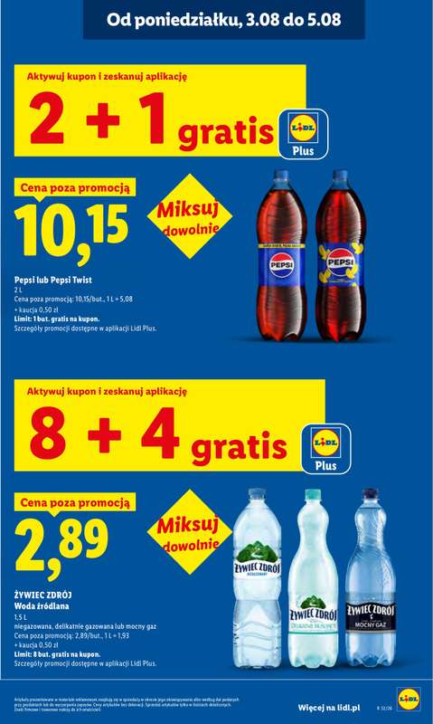 Lidl - gazetka promocyjna Oferta od poniedziałku od poniedziałku 03.08 do środy 05.08 - strona 21