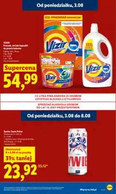 Lidl - gazetka promocyjna Oferta od poniedziałku od poniedziałku 03.08 do środy 05.08 - strona 23