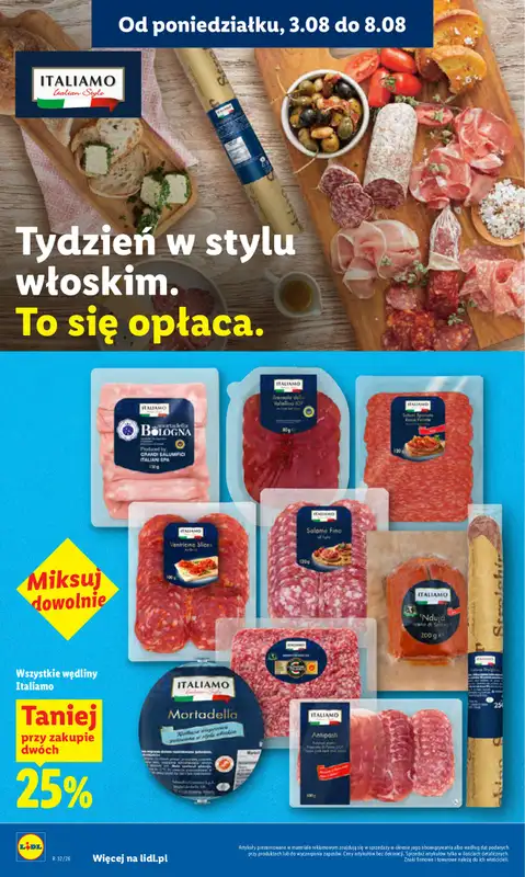 Lidl - gazetka promocyjna Oferta od poniedziałku od poniedziałku 03.08 do środy 05.08 - strona 44